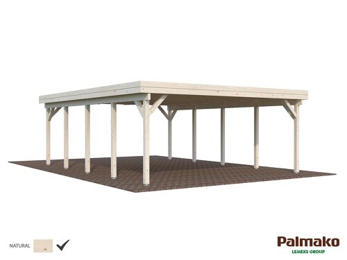 Abri D'auto En Bois Karl Palmako 40,6m²