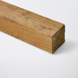 Poteau En Bois Blooma Vert 7 X 7 X H.240 Cm