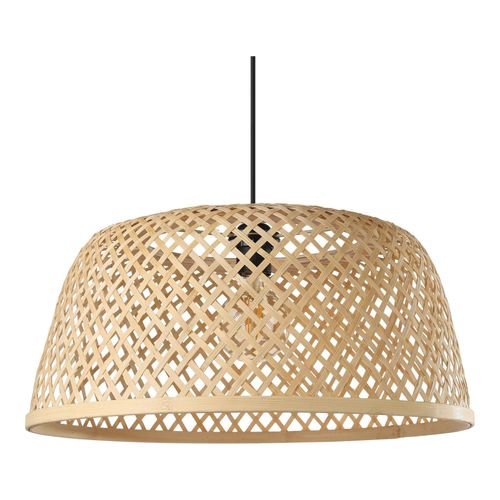 Abat-Jour Pour Suspension Rond En Bambou Ø48cm Goodhome Gallito