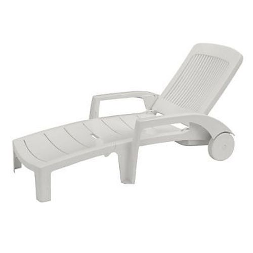 Bain De Soleil En Résine Fidji Blanc