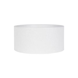 Abat-Jour Cylindre En Coton Bouclé Blanc Ø40cm Corep