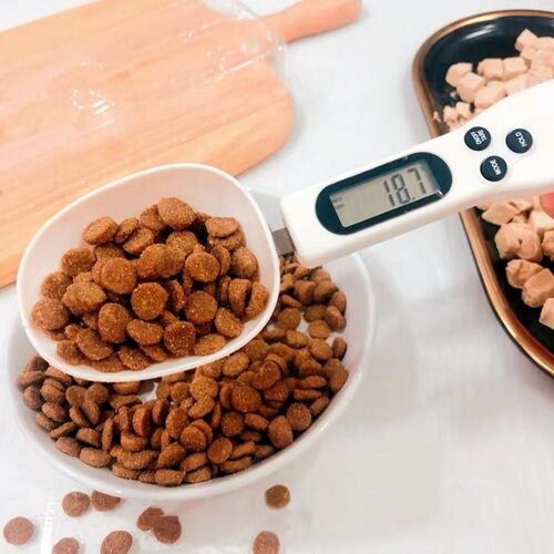 Cuillère De Pesage Électronique Pour Animaux De Compagnie, 800g, Balance De Cuisine, Cuillère Portable Avec Affichage Led