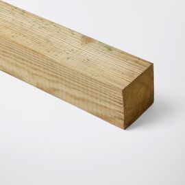 Poteau En Bois Blooma Vert 7 X 7 X H.180 Cm