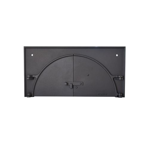 Façade en fonte avec porte battante pour four à bois Ephrem L'Essentiel, L'Authentique et Le Carré