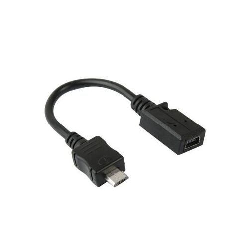 Mini câble adaptateur mini USB micro USB femelle / mâle 13 cm
