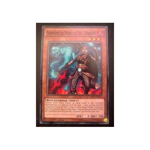 Carte Yu Gi Oh - Confrérie Du Poing De Feu Léopard - Mp14-Fr013 - Commune