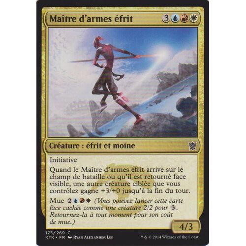Maître D'armes Éfrit - Magic Mtg - Khans De Tarkir