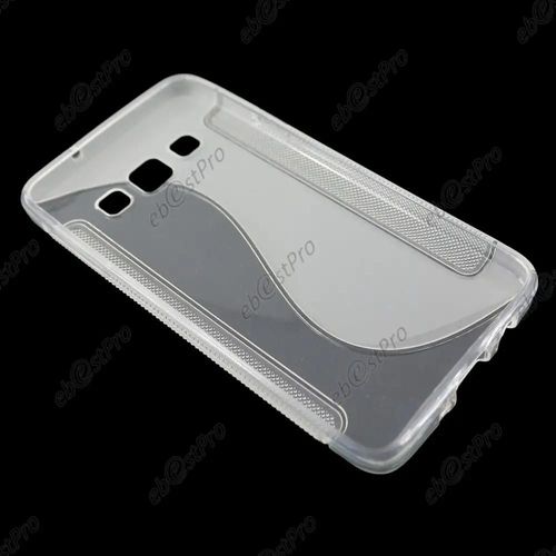 Ebeststar ® Coque S-Line Silicone Gel Motif Vague Housse Etui Protection Souple Pour Samsung Galaxy A3 Sm-A300f + 1 Verre Trempé, Couleur Transparent