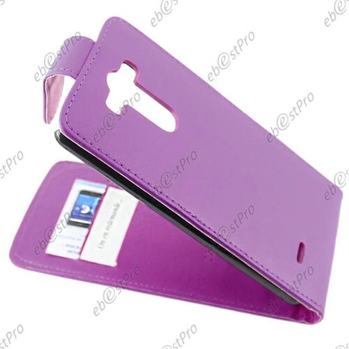 ebestStar ® Housse Simili Cuir à Clapet Coque Etui + Film protection d'écran pour LG G3 D855, Couleur Violet