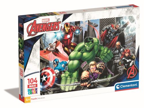 Puzzle Enfant 104 pièces Maxi - The Avengers