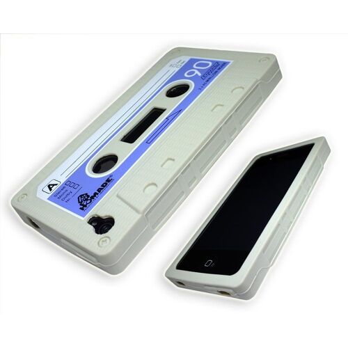Xcessor Cassette Rétro Étui En Silicone Pour Apple iPhone 4 et 4S. Beige