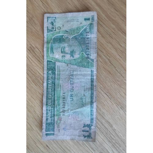 Billet Guatemala 1 Quetzal