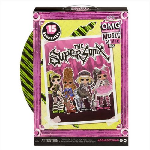 Lol Surprise Omg Remix Rock- Bhad Gurl And Drums 24cm Fashion Doll