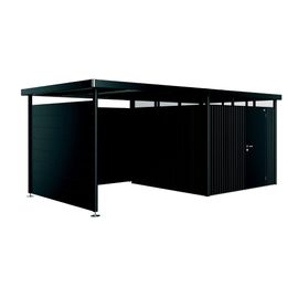 Paroi Latérale Pour Auvent Taille S Et L Biohort En Métal Coloris Gris Foncé Métallique Pour Abris De Jardin Série Highline H4