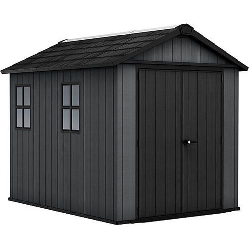 Abri De Jardin Newton Plus 759 Keter L230 X P287 X H246 Cm 6,6 M² Coloris Gris Anthracite