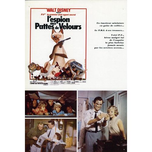 L'espion Aux Pattes De Velours, Synopsis, Walt Disney, De Robert Stevenson, Avec Hayley Mills