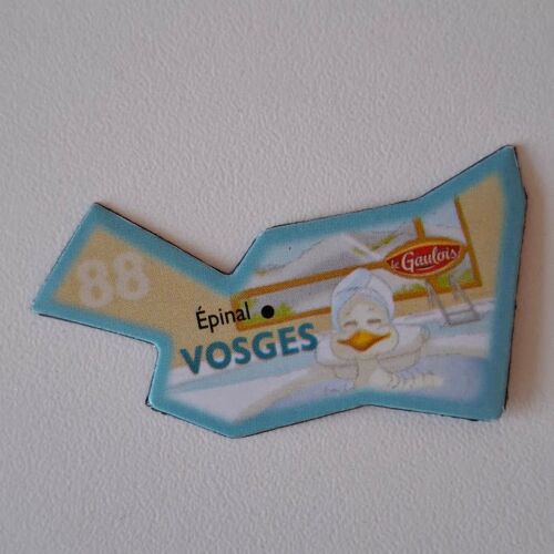 Magnet Carte De France N° 88 - Vosges Épinal Le Gaulois 2008