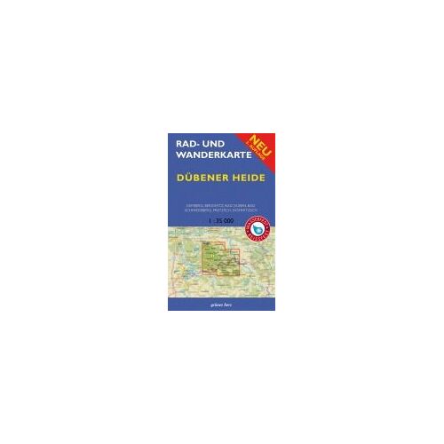 Rad- Und Wanderkarte Dübener Heide 1: 35.000