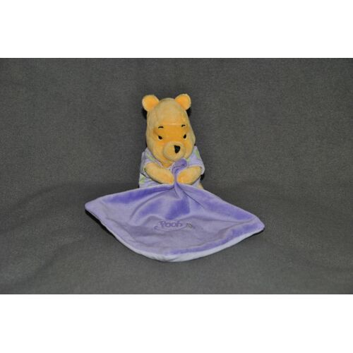 Doudou Ours  Winnie  Disney Parme Violet Veste Phosphoresencente Nuages Etoiles Lunes Peluche Ourson Winnie The Pooh Simba Dickie Mouchoir Jouet Eveil Bebe Naissance