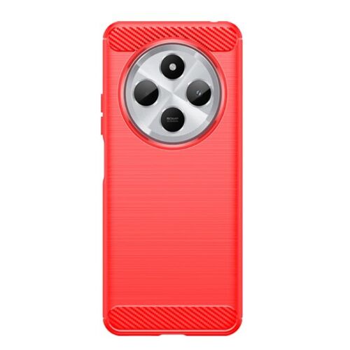 Coque pour Redmi 14C,Technologie de Sérigraphie Protection TPU Housse Étui Redmi Redmi 14C - Rouge