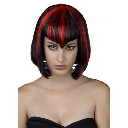 Perruque Démoniaque Femme Halloween,