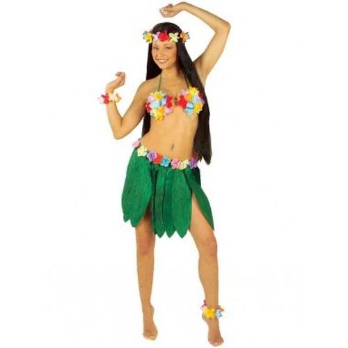 Jupe Hawaïenne Feuilles De Bananier Adulte, Taille Unique