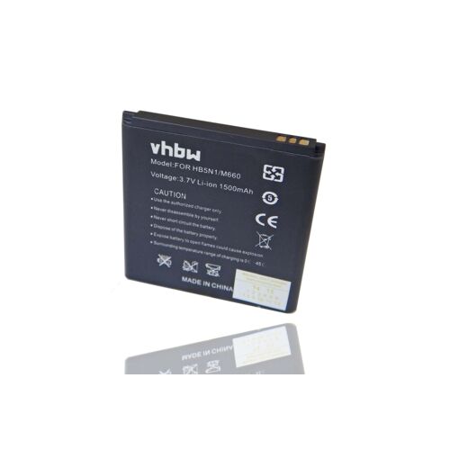 Vhbw Batterie 1500mah (3.7v) Pour Smartphone Cricket, Huawei Ascend, Metropcs, T-Mobile Mytouch Remplace Hb5n1, Hb5n1h, Bcc1023.