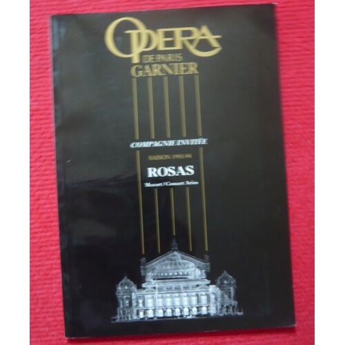 Programme Opéra De Paris Garnier Saison 1993-94