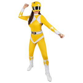 Déguisement Power Ranger Jaune Adulte - Taille: M