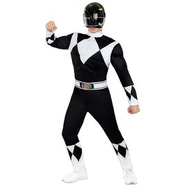 Déguisement Power Ranger Noir Adulte - Taille: Xl