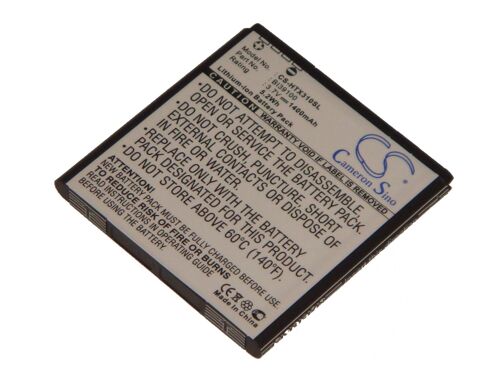Batterie Li-Ion 1400mah Pour Htc Bunyip, Eternity, Titan, Sensation Xl, X310, X310e, X315, X315e, Remplace 35h00170-01m, Bi39100