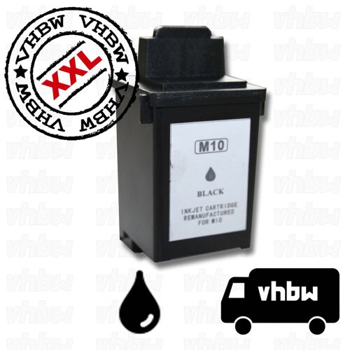 vhbw cartouche d'encre noir pour SAMSUNG INK-M10 / LEXMARK / COMPAQ - 25ml