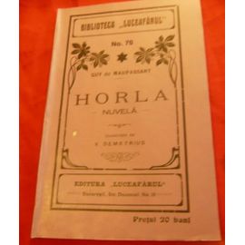 Guy De Maupassant - Horla (Première Édition Roumaine, 1914)