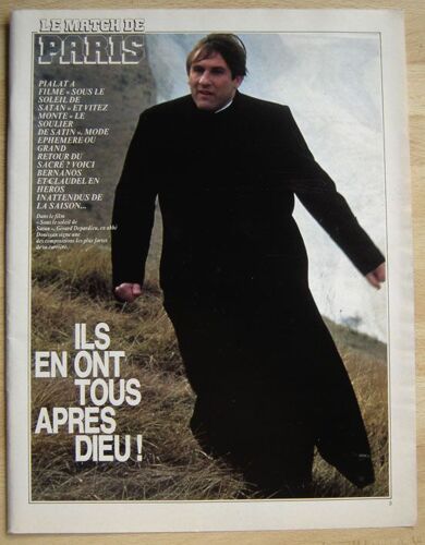 Paris Match N°1998, Coupure De Presse, Maurice Pialat, Gérard Depardieu