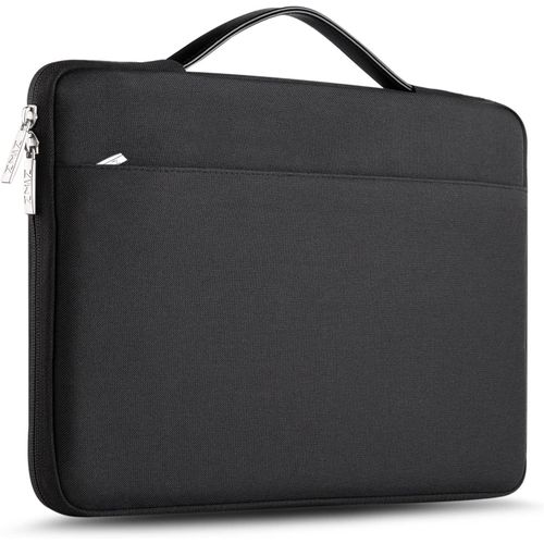 15 15,6 16 Pouces Housse de Protection Ordinateur Portable Sac à Main Mallette Housse Laptop Sleeve Case Sacoche Compatible 15-16 pour MacBook Pro 15 16 HP ASUS Dell Lenovo Ace Noir