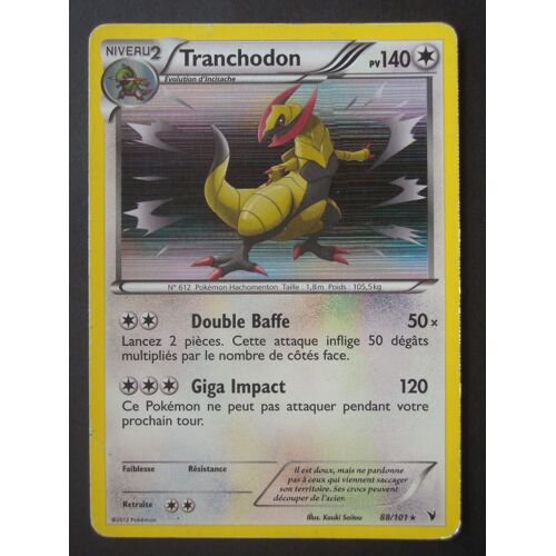 Tranchodon 140pv   88/101 Francaise Nobles Victoire Ultra Rare