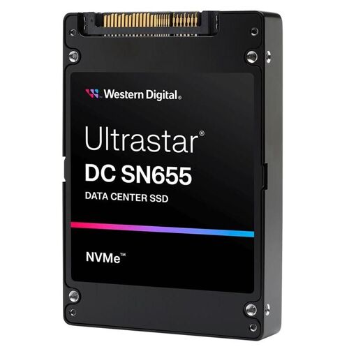 WD Ultrastar DC SN655 WUS5EA1A1ESP7E1 - SSD - 15.36 To - interne - 2.5" - U.3 PCIe 4.0 (NVMe)
