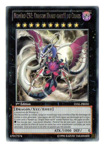 Numéro C92 : Dragon Heart-Earth Du Chaos Lval-Fr050 En Rare