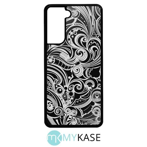 Coque pour galaxy s21 - baroque - noir