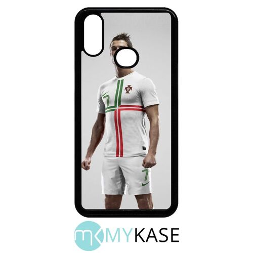 Coque pour galaxy a10s - christiano ronaldo selecao portugal - noir