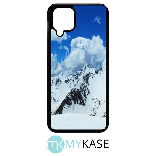 Coque pour galaxy a12 - montagne - noir