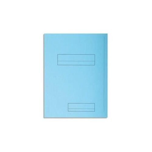 Exacompta Paquet De 50 Chemises 2 Rabats Jura En Carte 240 Grammes Coloris Bleu Clair