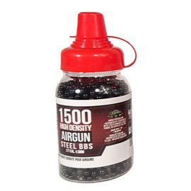 Biberon Bec Verseur De 1500 Billes Acier 4.5mm Hight Density Noire Swiss Arms Pour Airgun