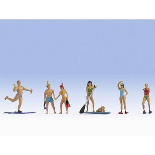 Figurines H0 Sports Nautiques Noch 0015854 1 Set-Noch
