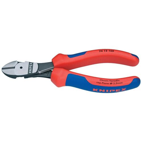 Pince coupante de côté à forte démultiplication 160mm Knipex 74 12 160