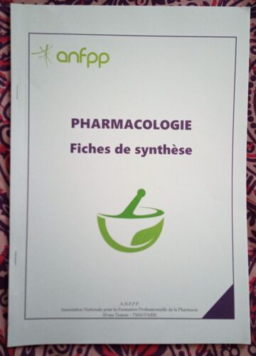 Pharmacologie Fiches De Synthèse