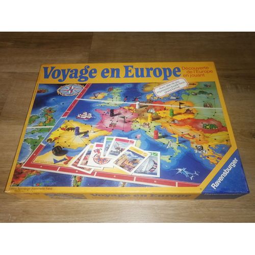 Voyage En Europe - Première Édition Ravensburger De 1980