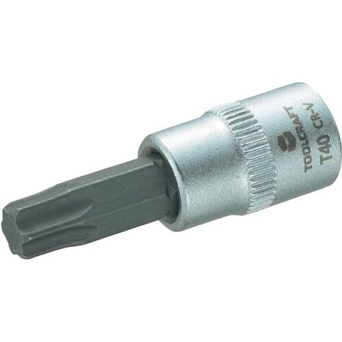 Douille de 6,3 mm (1/4") avec embout Torx T40 de 37 mm, TOOLCRAFT