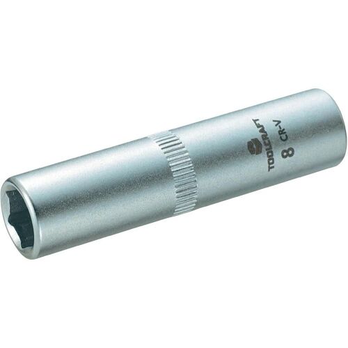 Insert pour clé à douille 6,3 mm (1/4") TOOLCRAFT Ouverture de clé 8 mm