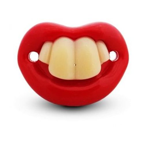 Sucette T?Tine Humoristique Avec 4 Dents